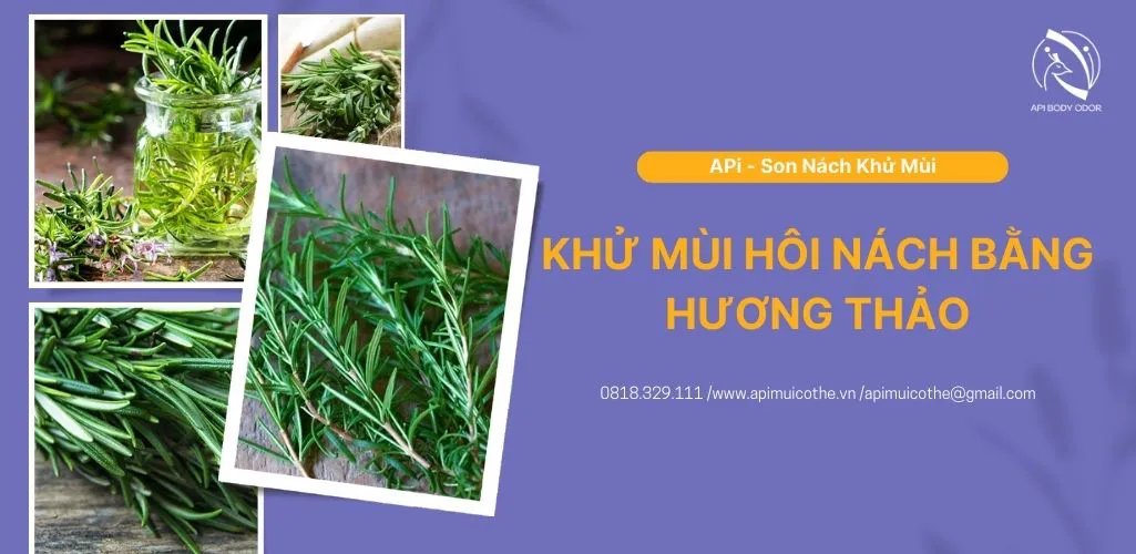 Mẹo khử mùi hôi nách bằng Hương Thảo dành cho cô nàng hách nôi