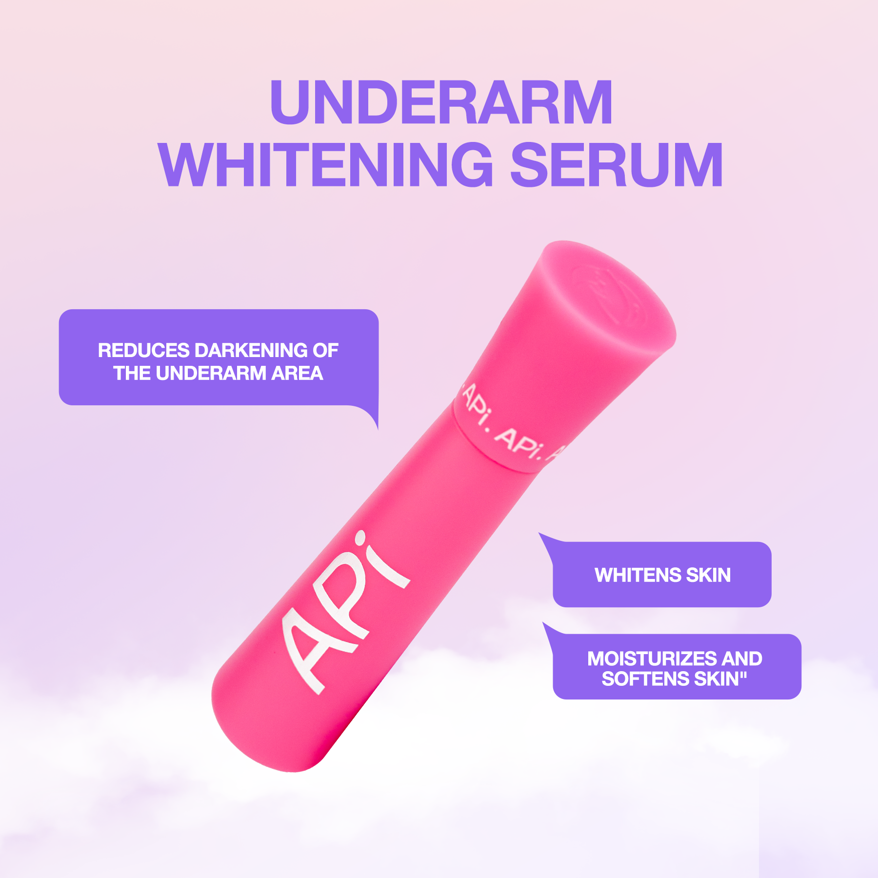 API Underarm roll-on + Armpit Whitening Serum APi