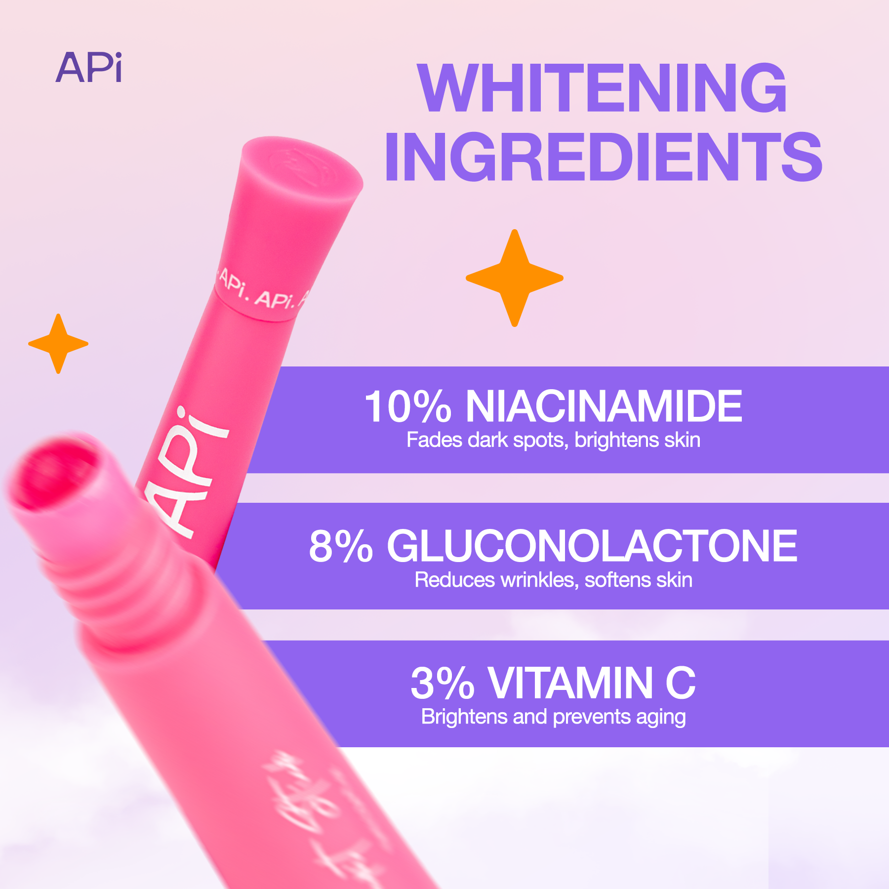 API Underarm roll-on + Armpit Whitening Serum APi